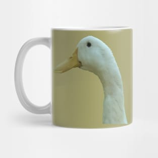 Neck Up Side Profile Of A Disgruntled Looking Duck Mug